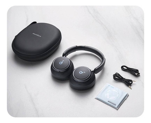 Audífonos Soundcore Space Anker Q45 Color Negro Color De La Luz Negro