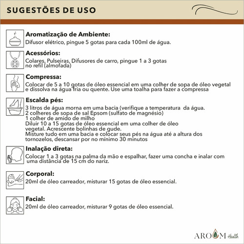 Óleo Essencial Limão Tahiti - Puro 10 Ml - Aroom