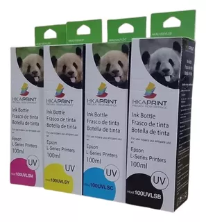 Tinta Compatible 664 Hkprint L100 L350 L210 Pack 4 Unidades