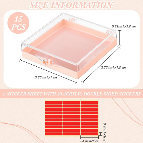 15x Caja De Suministros Para Manualidades, Caja De Rosa