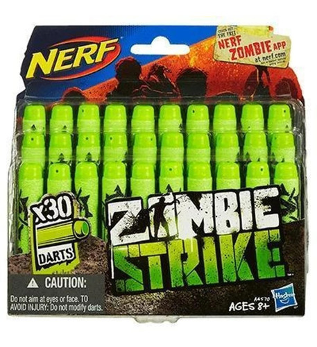 Acessório Novo Refil  Nerf Zombie Dardos Zombie C/30 A4570