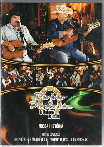 Divino & Donizete Dvd Nossa História Novo Original Lacrado