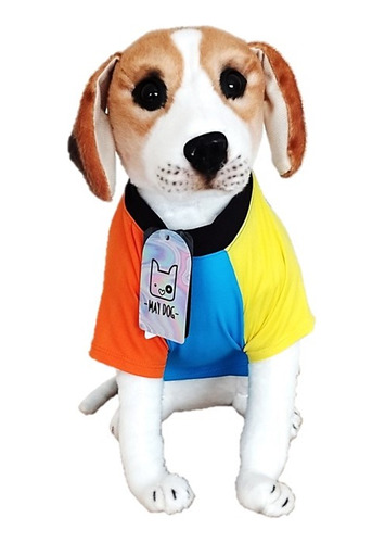 Roupa Camiseta Verão Pet C/ Proteção Uv Phucket Neon G3