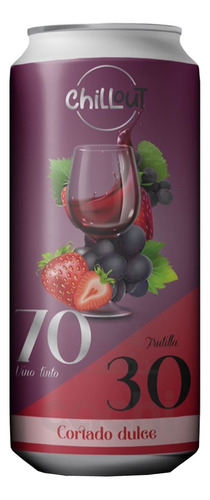 Vino Tinto Refrescante Cortado Dulce Frutilla H Valdi 473ml