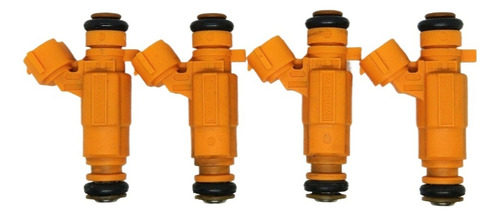 4 × Inyector De Combustible Para Peugeot 207 1.4 2006-2007