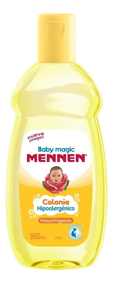 Colonia Baby Magic Fresca Fragancia Hipoalergénica Botella 200 ml Mennen
