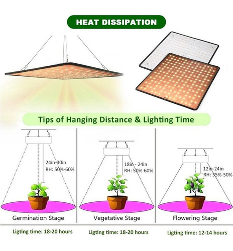Imagen 3 de 10 de Led Crecimiento Cultivo Espectro Completo Full Spectrum Leds