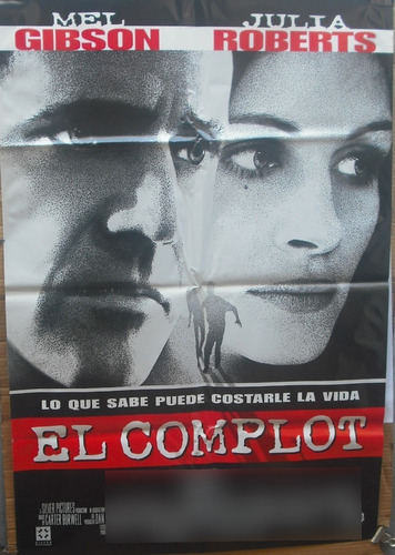 Afiche Original De La Película El Complot Con Mel Gibson