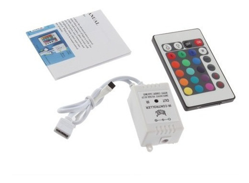 Controlador Audioritmico P/tiras Led C/control Remoto 1canal