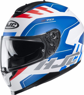 Casco de moto HJC CS 15 FAREN MC7SF color naranja y negro talla XL