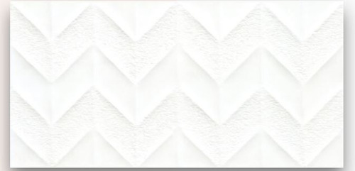Cerámica Rectangular, Overland, Texturizada Freccia Bianco