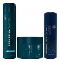 Comprar Shampoo Rizos250ml Mascarilla Crema Peinar Sebastian Twisted
