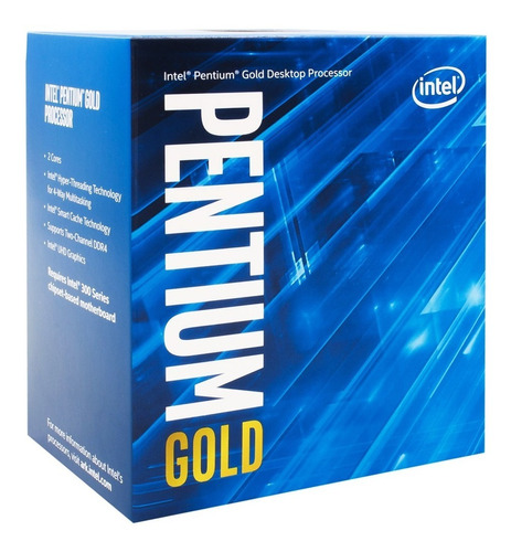 Procesador Intel Pentium Gold G5420 3.8ghz Coffee Lake Cuota