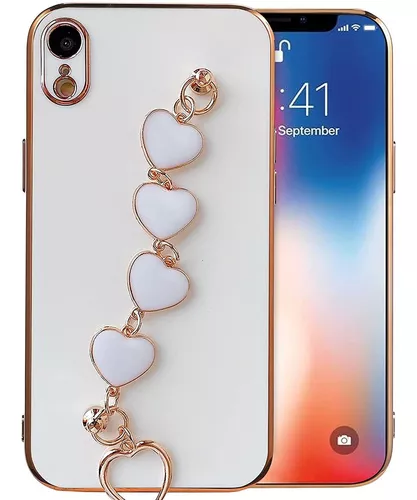 Funda para iPhone XR con cadena