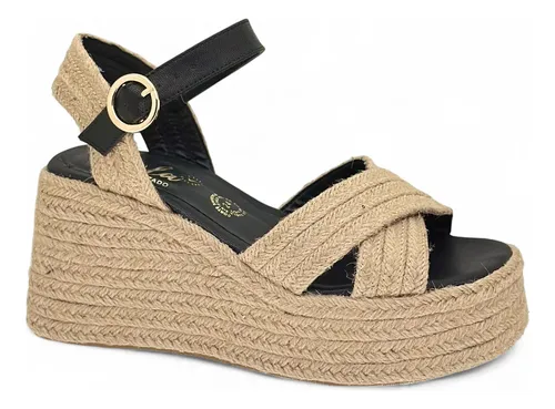 comprar Plataforma Yute Sandalias Alpargatas Casual Marlene Premium