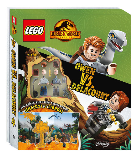 Lego Landscape Jurassic World Owen Vs Delacourt