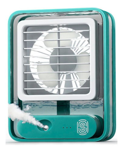 Mini Ventilador Climatizador Névoa Água Portátil Usb