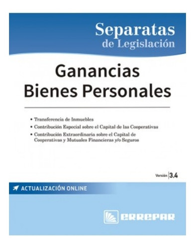Imagen 2 de 7 de Ley Ganancias + Explicado De Ganancias Y Bienes Personales