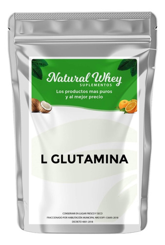 L Glutamina 250 Gramos Aminoacido Puro 99.5%