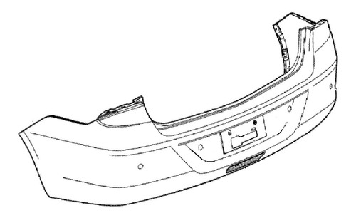 Paragolpe Tras Cobalt 2018/ Sin Camara Chevrolet 52125484