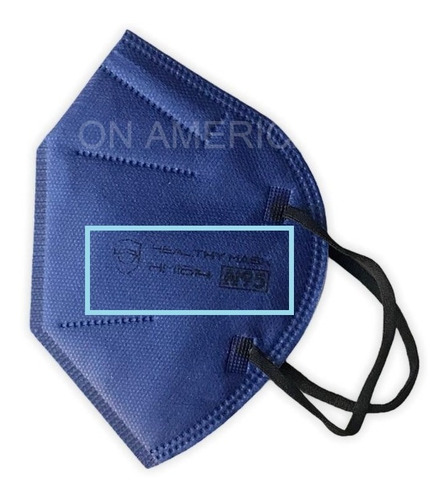 Imagen 3 de 5 de Barbijos Descartables Negros Rosa N95 Kn95 5capas Anmat Atom