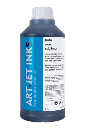 Tinta Para Sublimar Profesional - Art-jet® - 1 Litro