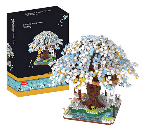 Juego De Bloques De Construcción Para Niños De Árbol Sakura 4