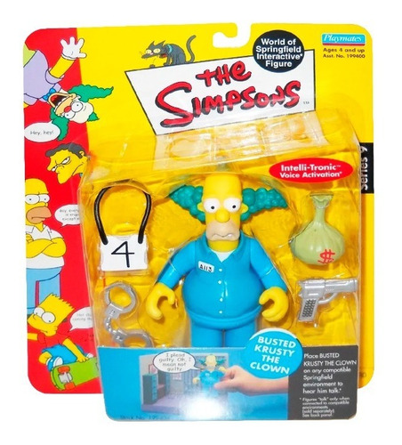 Los Simpsons Busted Krusty The Clown Playmates Serie 9