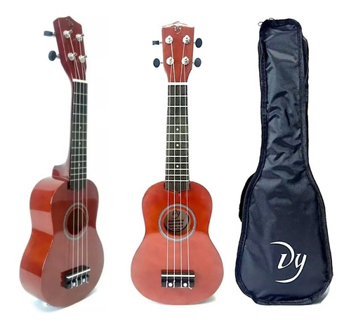 Ukelele Soprano Dy Uk Músicos Profesionales + Colores + Mejor Afinación + Funda + Envío Gratis