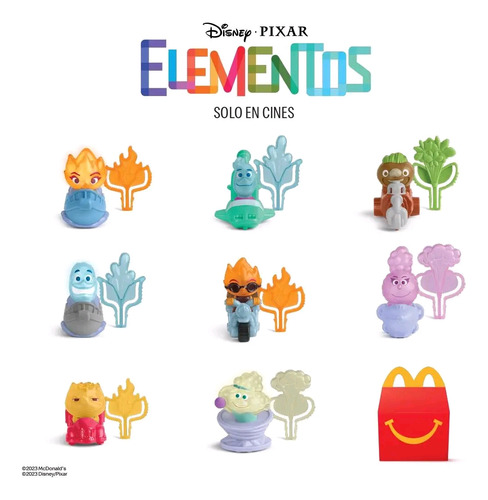 Colección Completa Pelicula Elementos Disney Mcdonald's