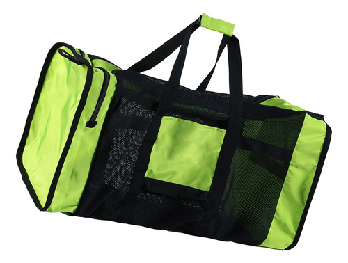 Bolsa De Transporte Verde Para Equipo De Snorkel, Malla De 1