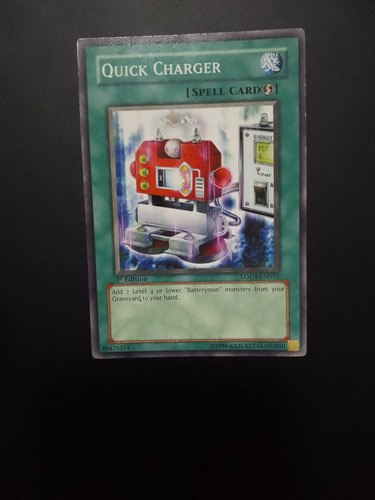 Quick Charger Lodt-en055 1st Ed Yu Gi Oh! Maxgamessm 