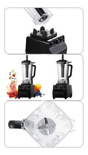 Imagem 3 de 3 de Liquidificador Blender 2 Litros Comercial 1500w Alta Rotação 110v
