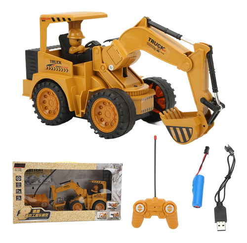 Excavadora A Control Remoto Toys 1:18 Rc Modelo Para Niños E