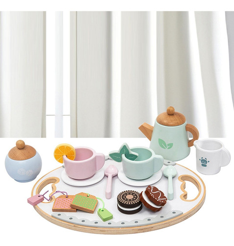 Juego De Té De Madera, Juego De Té Juguete - Juguetes Madera