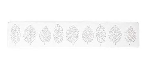 Staedter Leaf Decor Mat, 40 X 10 X 30 Cm, White
