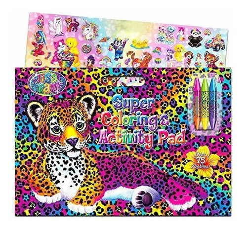 Lisa Frank Súper Actividades Y Para Colorear Pad Con Divert