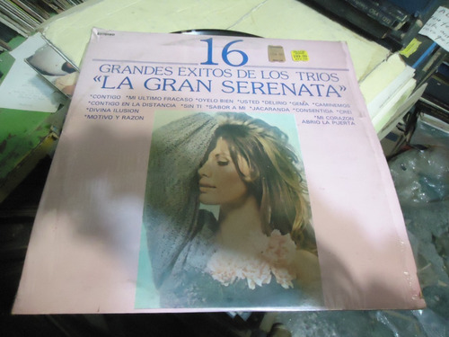La Gran Serenata 16 Grandes Exitos De Los Trios Lp