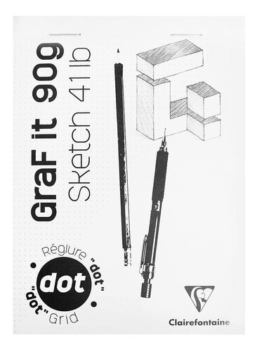 Bloco De Desenho Graf It Dot A5 80 Folhas