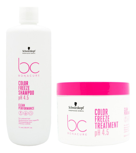 Schwarzkopf Color Freeze Shampoo Mascara Cabello 500ml 3c