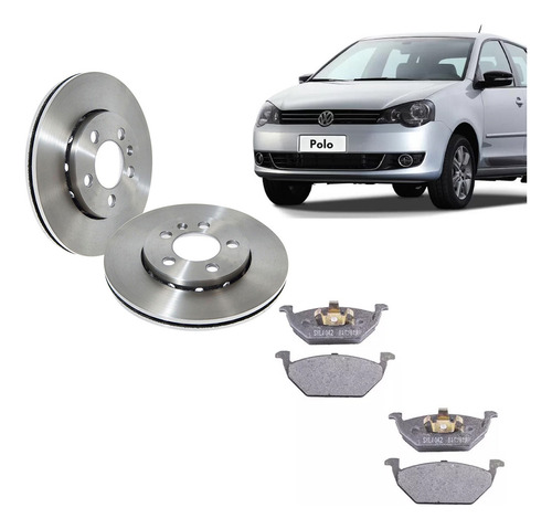 Kit Pastilha E Disco De Freio Audi A1 2011/. A3 1998 A 2000