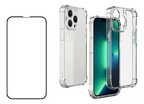 Pack Carcasa Huawei P30 Lite Transparente + Lamina Vidrio 9d