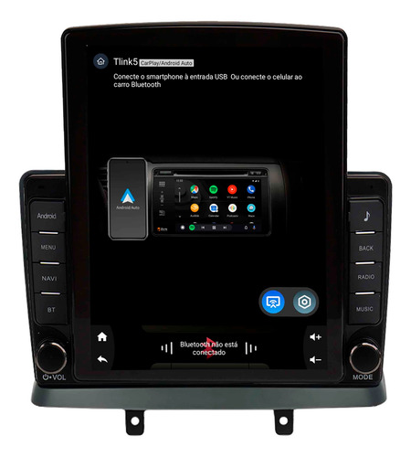 Multimídia Tesla Soaudio S8 Line Doblô 02/21 Octacore 4+64gb