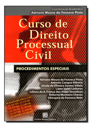 Curso De Dirieto Processual Civil - Tutela Coletiva E O Feno, De Fonseca Neto/ Almeid. Editora Freitas Bastos, Capa Mole Em Português