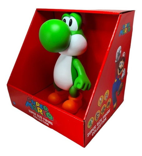 Imagen 4 de 6 de Figura Yoshi Super Mario Bros Gigante 24 Cm