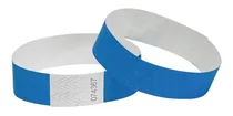 Comprar 100 Pulseras Tyvek Celestes (sin Impresión) Fiestas!