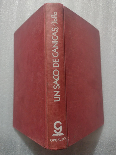 Libro Un Saco De Canicas- Joseph Joffo- Grijalbo- 1974
