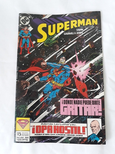 Comic Superman Numero 64 Zinco De España