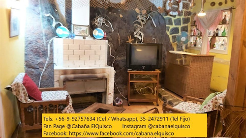 Imagen 6 de 15 de El Quisco Arriendo Casa 7 Pax Y Cabaña 4 Pax 3 Cuadras Playa