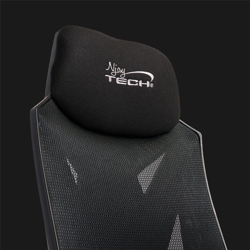 Imagen 3 de 10 de Silla Gamer Titan By Njoytech Negra 140° Exclusiva